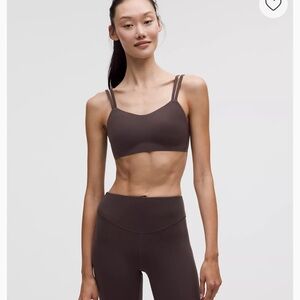 Lululemon Like a Cloud Brown Sports Bra